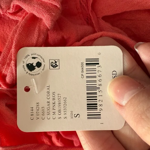 Free People Coral Dress NWT - Picture 3 of 6